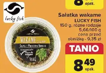 Carrefour Sałatka wakame z sezamem Lucky Fish oferta