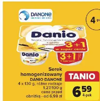 Carrefour Serek wanilia Danone Danio oferta
