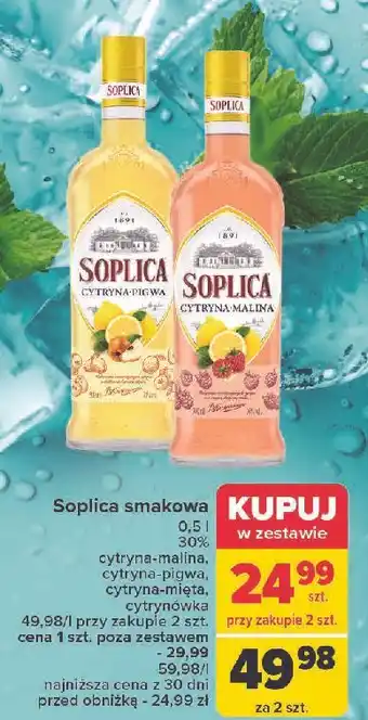 Carrefour Wódka Soplica Cytryna-Mięta oferta