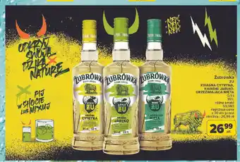 Carrefour Wódka Żubrówka Kwaśna Cytryna oferta
