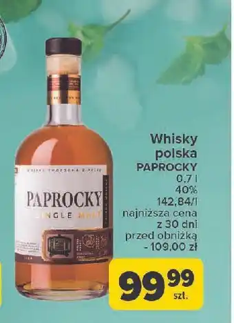 Carrefour Whisky Paprocky oferta