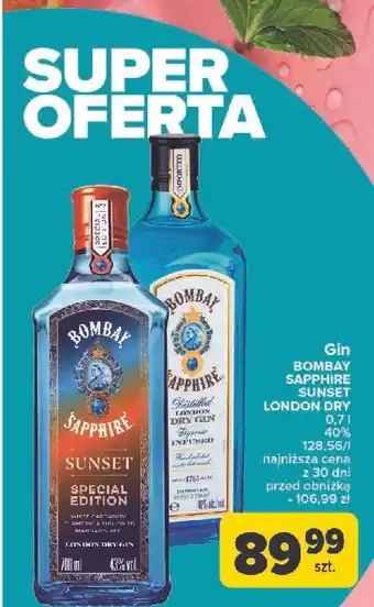 Carrefour Gin Bombay Sapphire oferta
