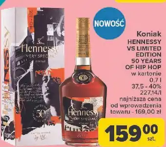 Carrefour Cognac + karton Hennessy Very Special Hip Hop oferta