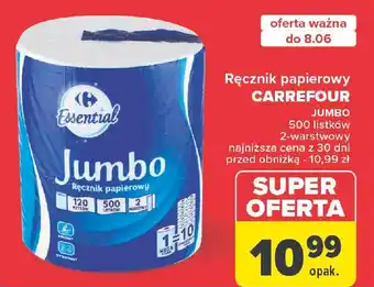 Carrefour Ręcznik papierowy CARREFOUR oferta