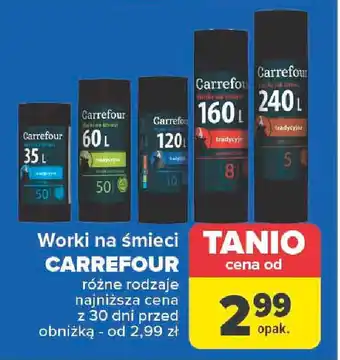 Carrefour Worki na śmieci CARREFOUR oferta