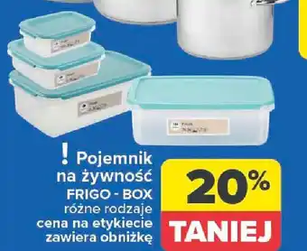 Carrefour Pojemnik na żywność FRIGO - BOX oferta