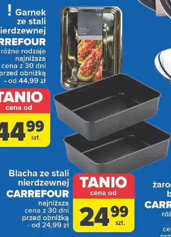 Carrefour Blacha ze stali nierdzewnej CARREFOUR oferta