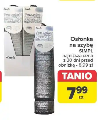 Carrefour Osłonka na szybę SIMPL oferta