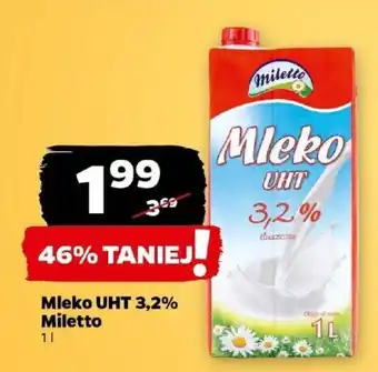 Mleko UHT 3,2% Miletto 1L