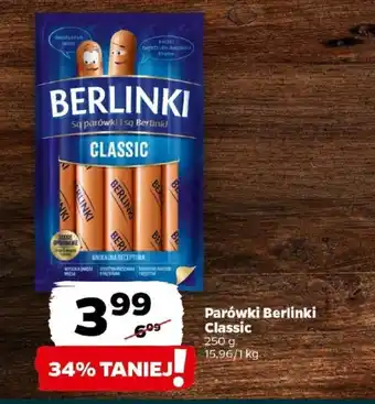 Netto Parówki Berlinki Classic 250 g oferta