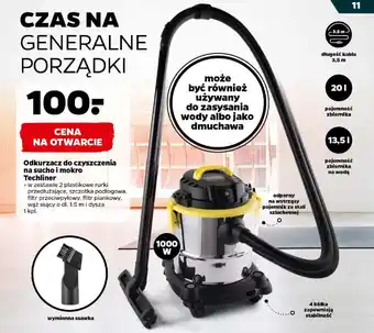 Netto Odkurzacz do czyszczenia na sucho i mokro Techliner oferta