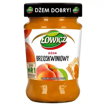 Top Market Łowicz Dżem brzoskwiniowy o obniżonej zawartości cukrów 280 g oferta