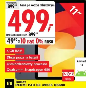 Media Expert Tablet Redmi oferta