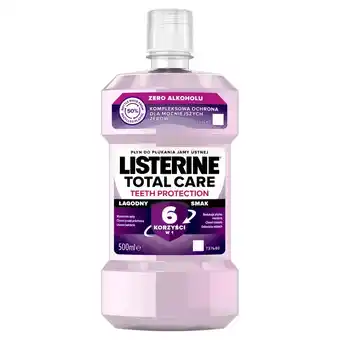 Biedronka Listerine Total Care Teeth Protection Płyn do płukania jamy ustnej 500 ml oferta