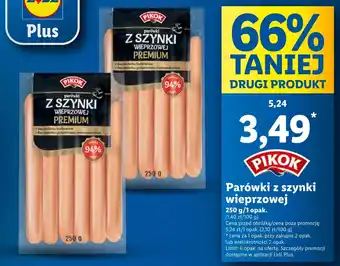 Lidl Parówki oferta