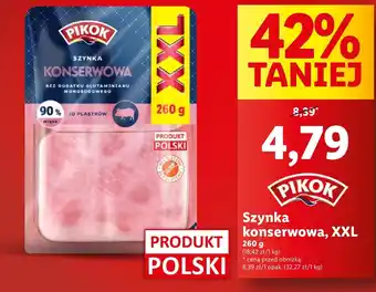 Lidl Szynka Pikok oferta