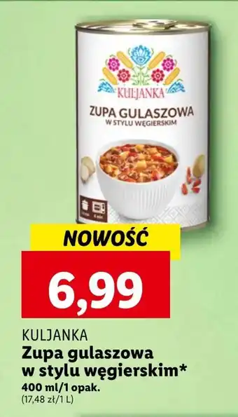 Lidl Zupa Kuljanka oferta
