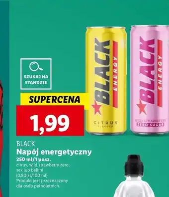 Lidl Napój energetyczny Black oferta