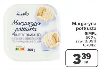 Carrefour Margaryna półtłusta SIMPL 500 g oferta