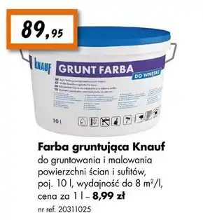 Bricoman Farba gruntująca Knauf oferta
