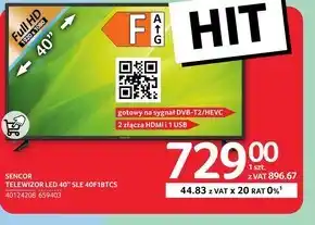 Selgros Telewizor Sencor oferta