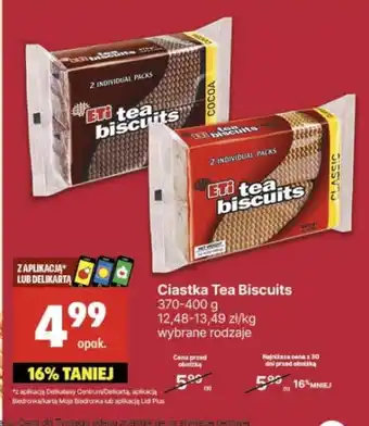 Delikatesy Centrum Ciastka Tea Biscuits oferta