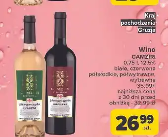 Carrefour Wino Gamziri Khareba oferta