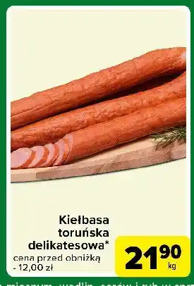 Carrefour Express Kiełbasa toruńska oferta