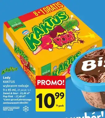 Intermarche Lody pop! Nestle Kaktus oferta