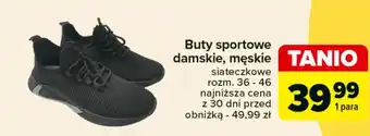 Carrefour Buty sportowe damskie rozm. 36-46 oferta