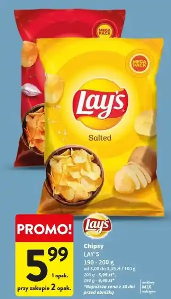 Intermarche Chipsy paprykowe Lay's oferta