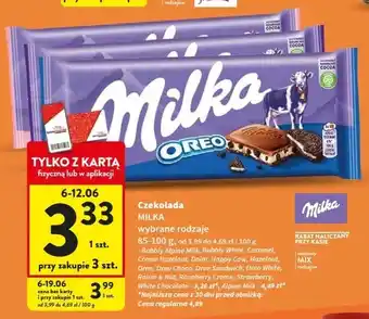 Intermarche Czekolada choco Milka Oreo oferta
