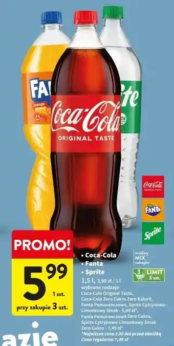 Intermarche Napój Coca-Cola Zero oferta