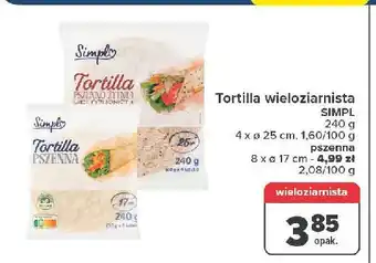 Carrefour Tortilla pszenna Simpl oferta