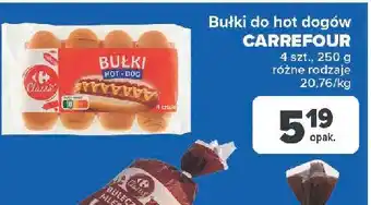 Carrefour Bułki hot-dog amerykański Carrefour oferta