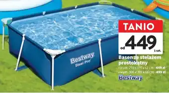 Intermarche Basen steel pro 300 x 201 66 cm Bestway oferta