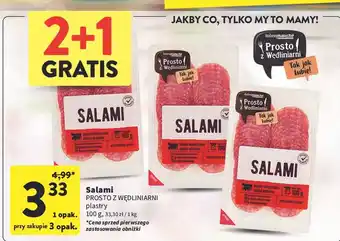 Intermarche Salami Intermarche Prosto Z Wędliniarni oferta