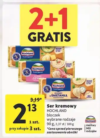 Intermarche Ser kremowy ze śmietanką Hochland oferta