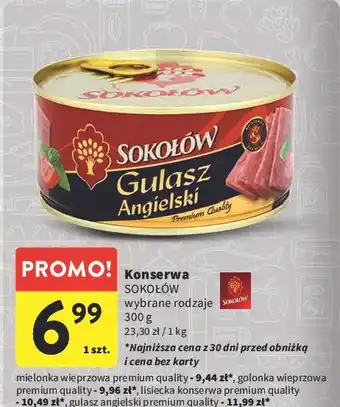 Intermarche Mielonka wieprzowa premium Sokołów oferta