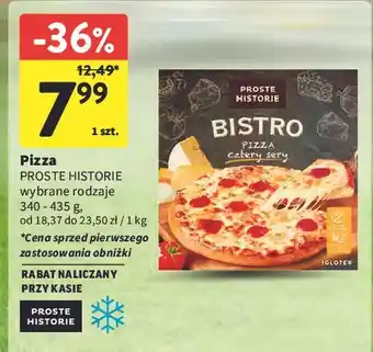 Intermarche Pizza cztery sery Iglotex Proste Historie Bistro oferta