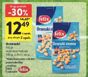 Intermarche Orzeszki ziemne smażone i solone Felix oferta