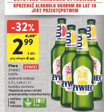 Intermarche Piwo Żywiec Lemonż oferta