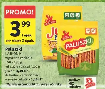 Intermarche Paluszki Lajkonik Junior oferta