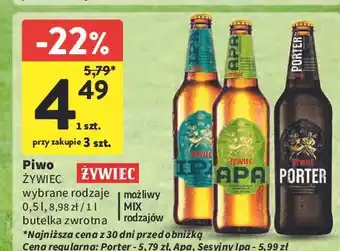 Intermarche Piwo Żywiec Apa oferta