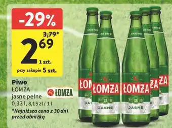 Intermarche Piwo Łomża Jasne (Dawniej Export) oferta