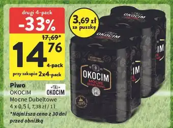 Intermarche Piwo Okocim Mocne Dubeltowe oferta