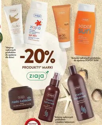 Intermarche Słoneczna emulsja wodoodporna dla dzieci spf 50+ Ziaja Ziajka oferta
