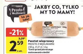 Intermarche Pasztet wieprzowy Prosto Z Wędliniarni oferta