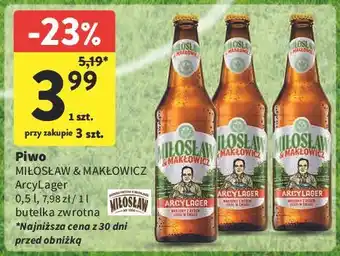 Intermarche Piwo Miłosław & Makłowicz Arcylager oferta