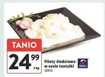 Intermarche Filety śledziowe w sosie tzatziki Seko oferta